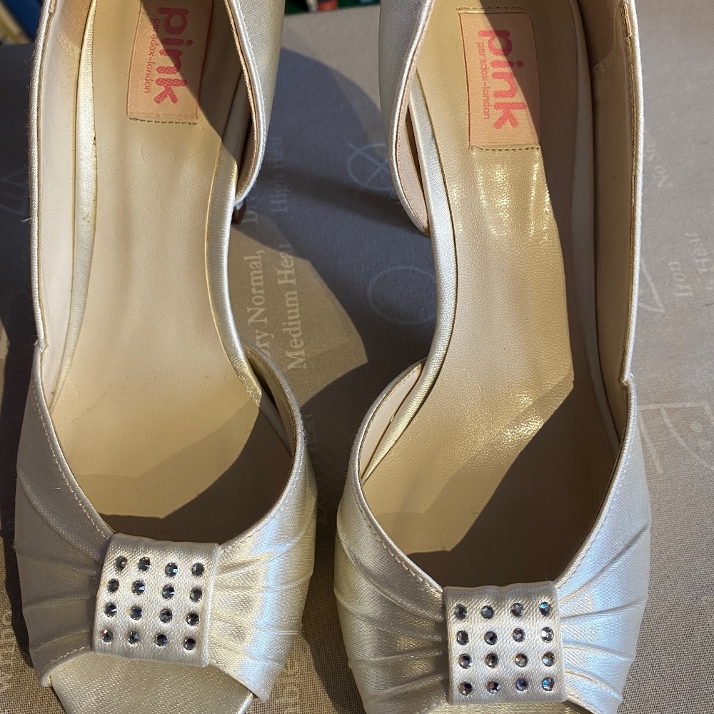 Wedding Shoes with Rhinestones 6.5
